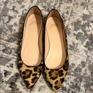 J. Crew Animal Print Flats
